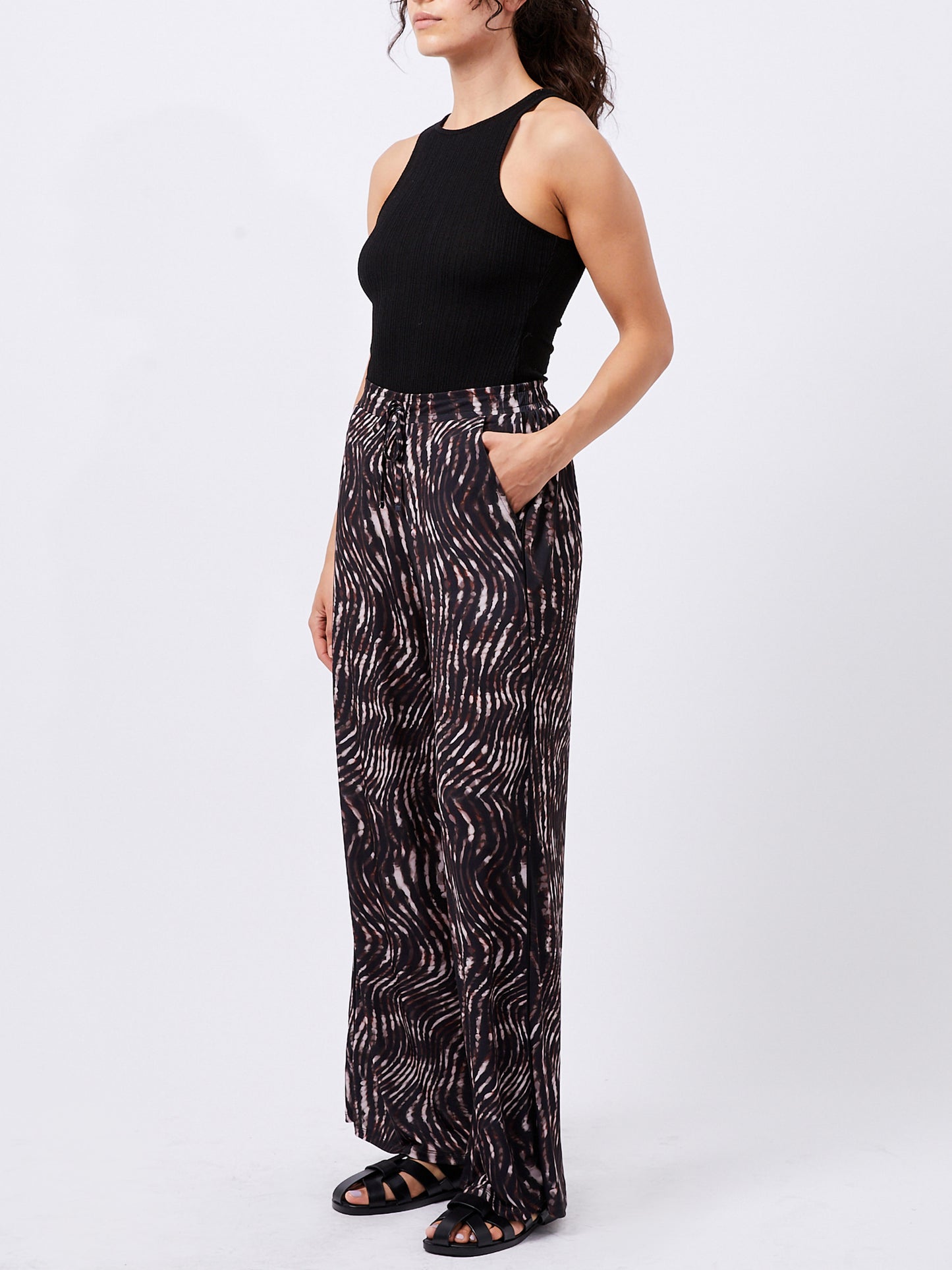 French Connection - 74YBN - Zina portia printed trousers