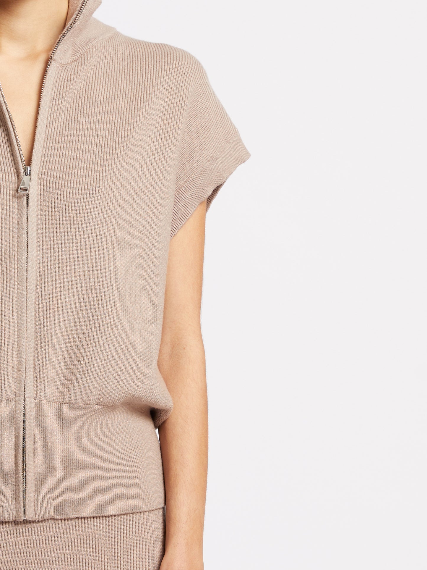 French Connection - 78ZCB - Ava zip through sleeveless vest