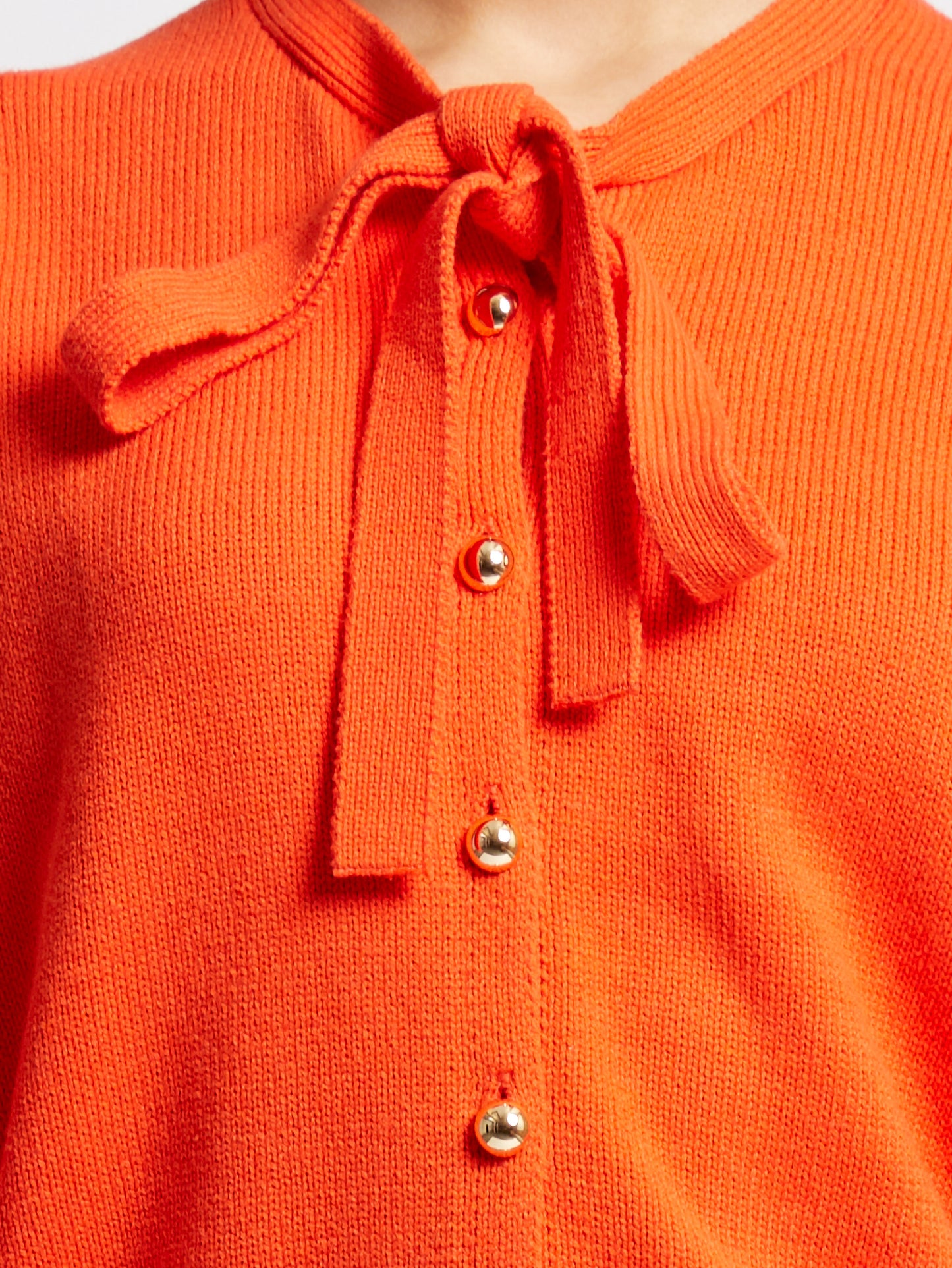 French Connection - 78ZCW - Varli Long Sleeve Tie Neck Cardigan