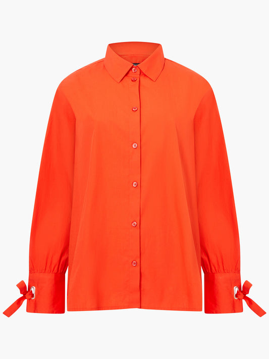 French Connection - 72ZBJ - Cambria Cotton tie up bow shirt