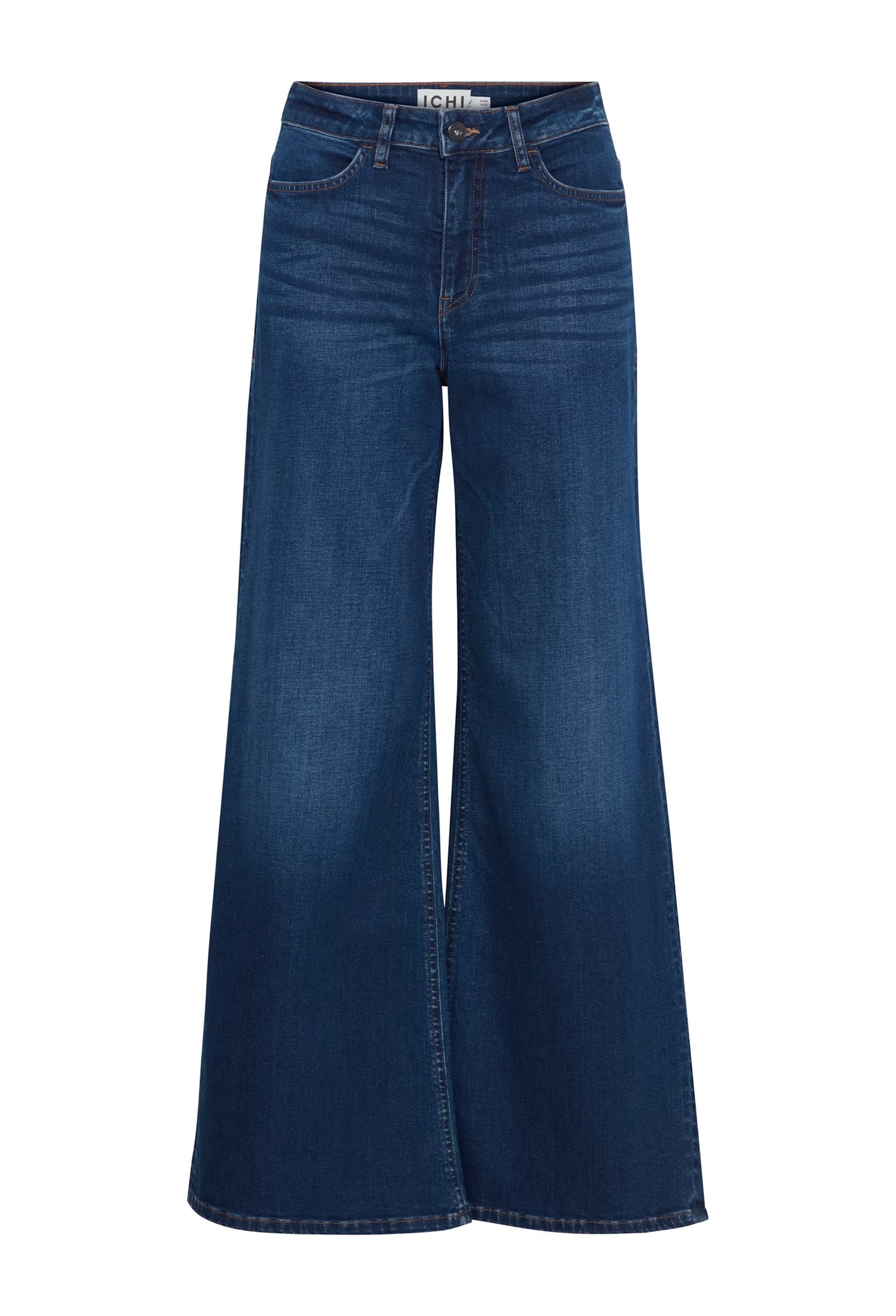 ICHI - TWIGGY - High rise wide jeans
