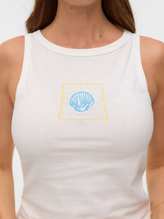 Vero Moda - ALLY - Clam shell vest top