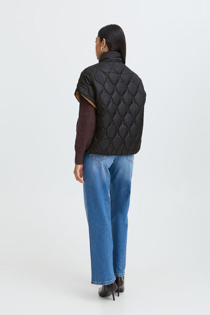 B.Young - BERTA REV - Reversible oversized gilet