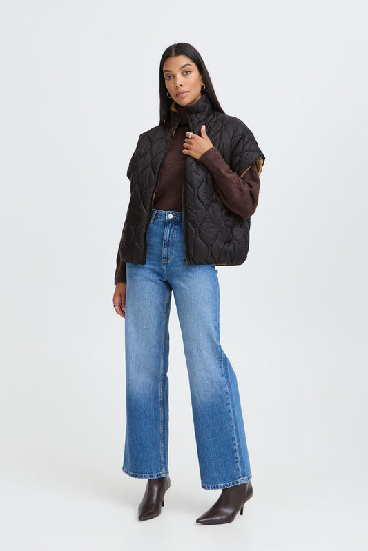 B.Young - BERTA REV - Reversible oversized gilet