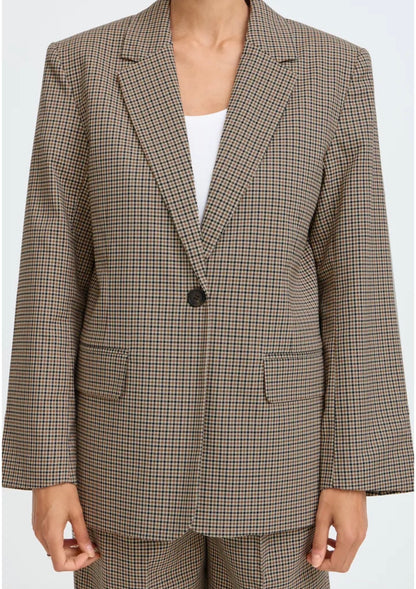B.Young - ESTOLO - Checked blazer