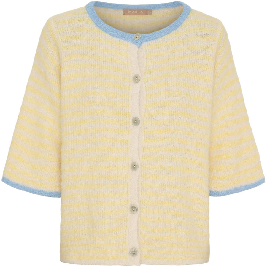Marta - SUSANNE - Stripe two colour cardi