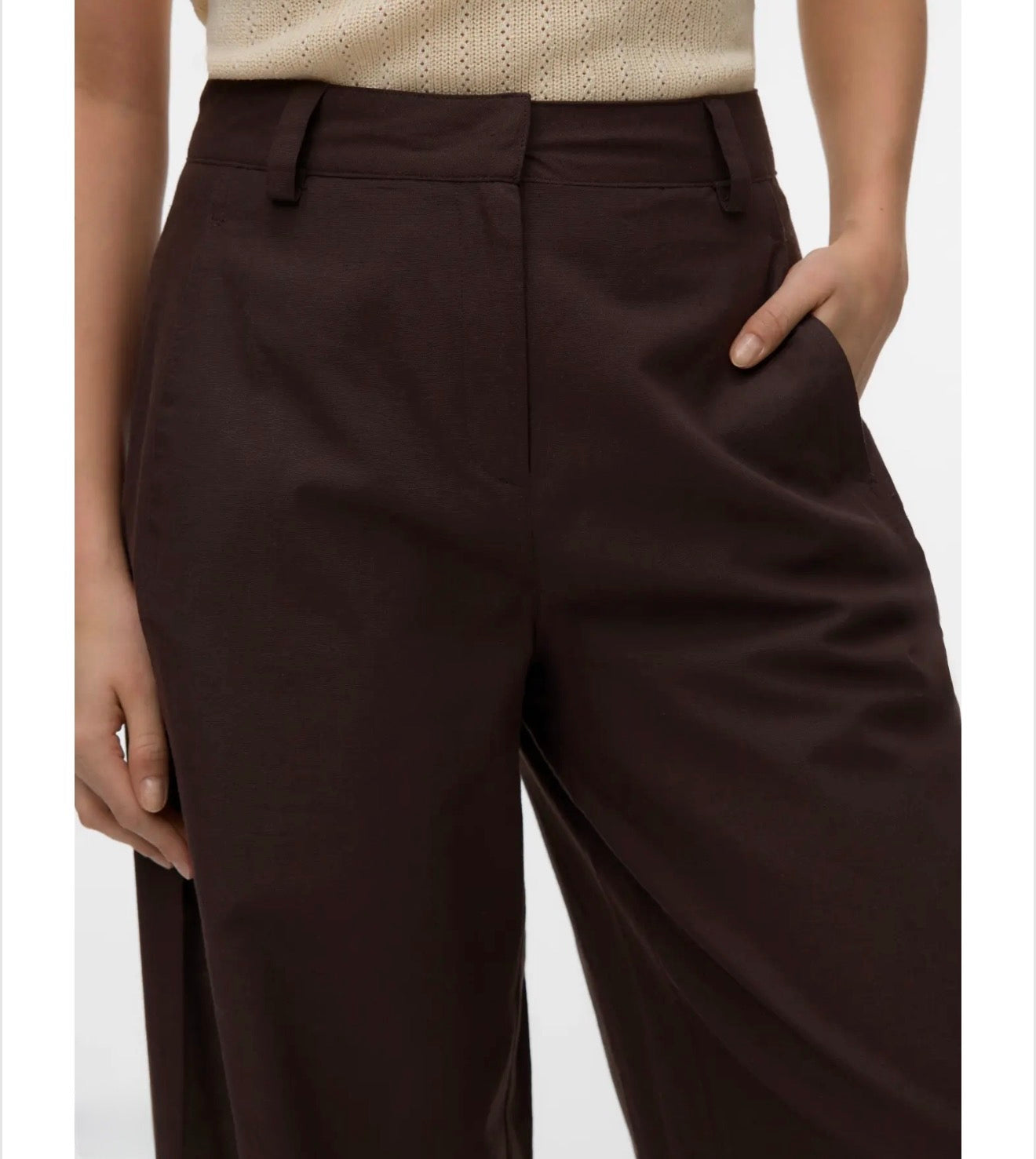 Vero Moda - SELMA - High waist barrel trousers