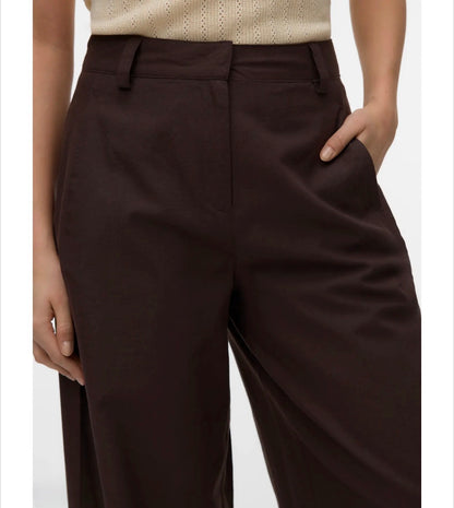 Vero Moda - SELMA - High waist barrel trousers