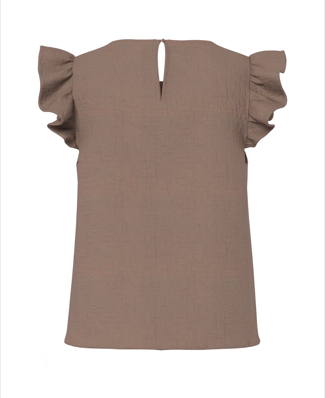 Pieces - SASTINA - Frill cap sleeve top