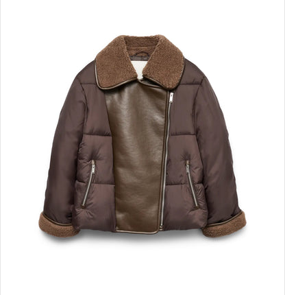 Vero Moda - BLANCA - Mixed aviator coat