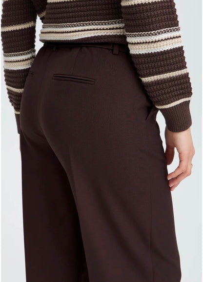 B.Young - DANTA CROP - Classic wide leg ankle length trousers