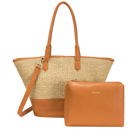 Every Other - 12049 - Large straw shoulder bag