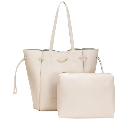 Every Other - 12064 - Draw top tote bag - Cream