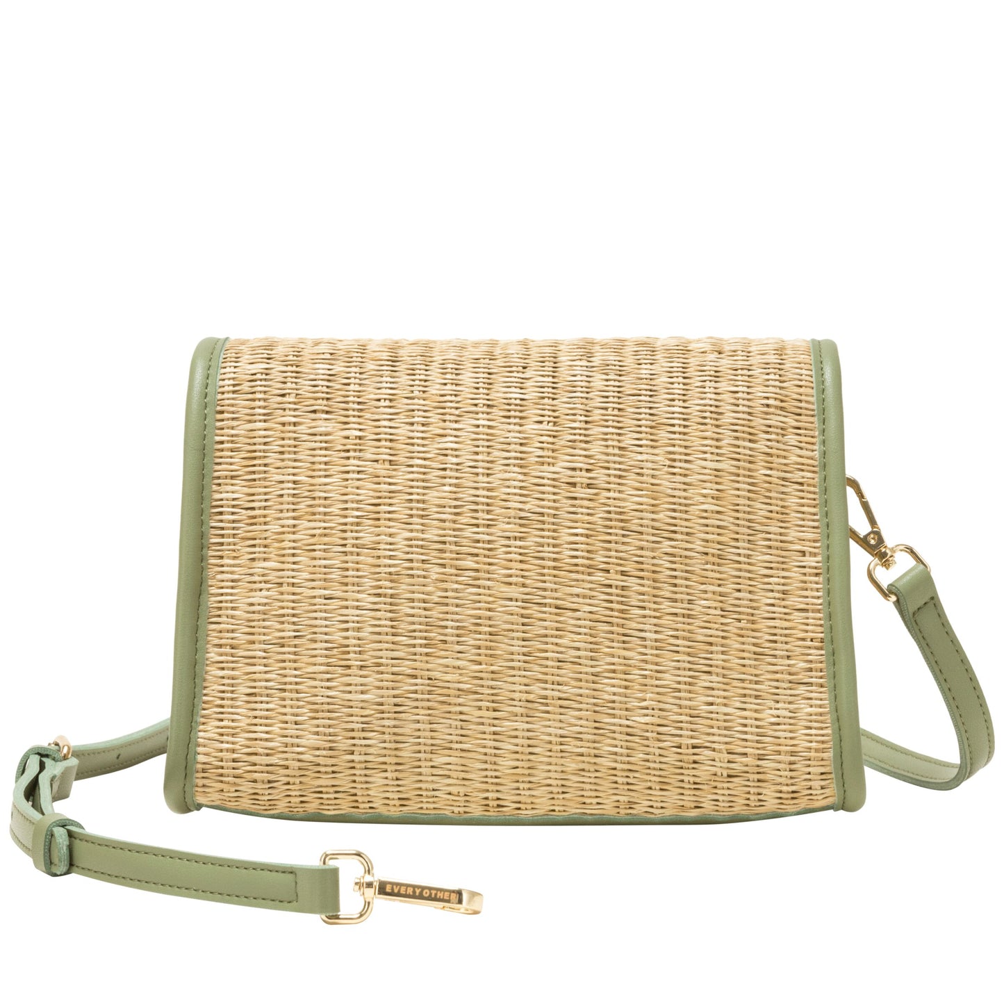Every Other - 12110 - Flap over straw bag