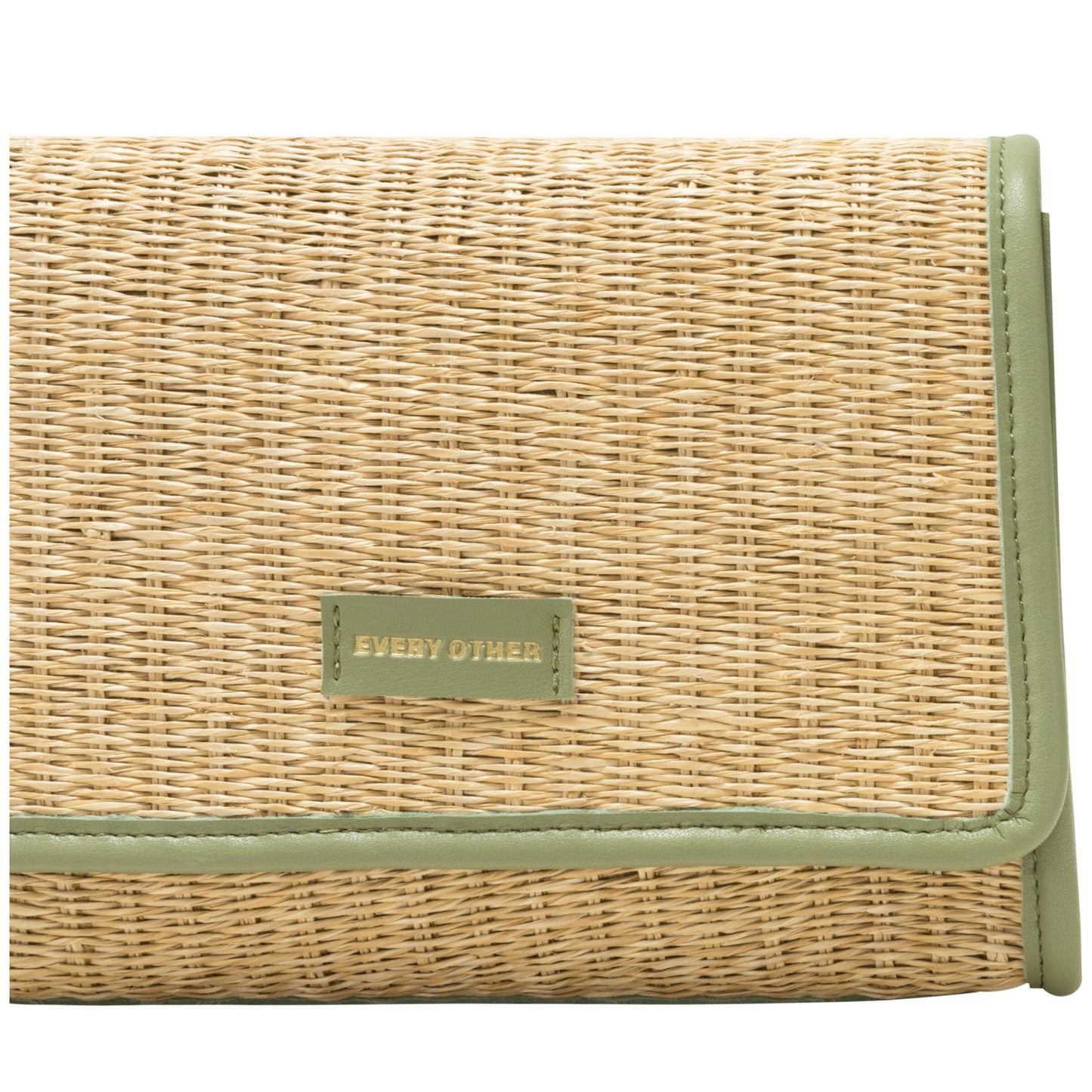 Every Other - 12110 - Flap over straw bag