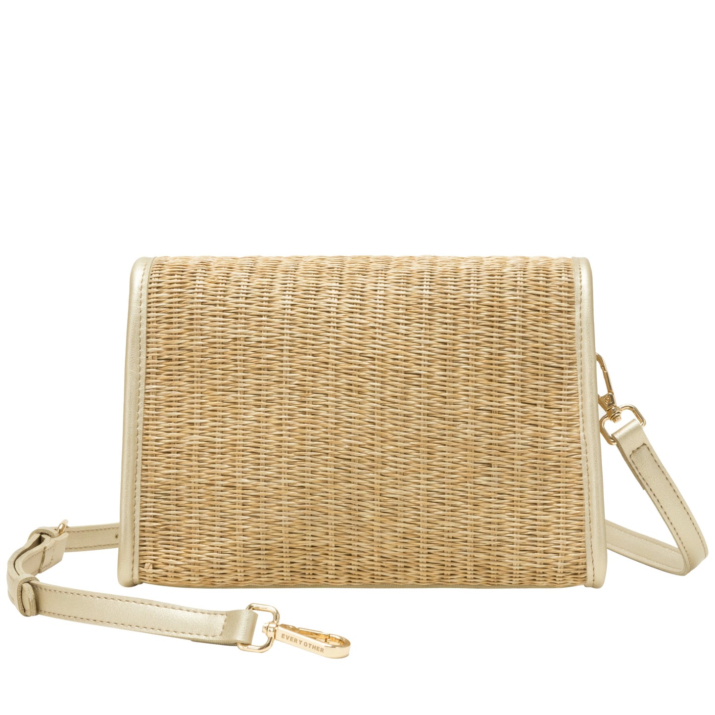 Every Other - 12110 - Flap over straw bag