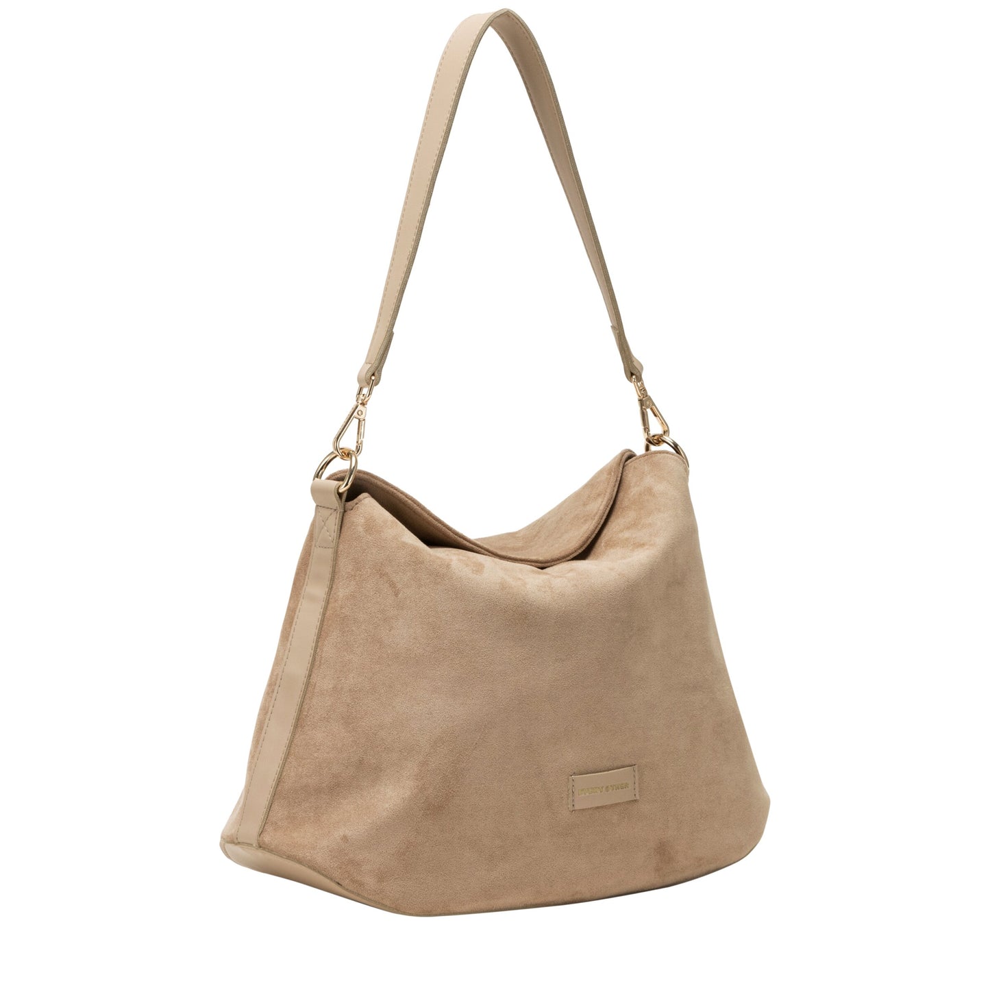 Every Other - 12115 - Faux suede soft fold over bag