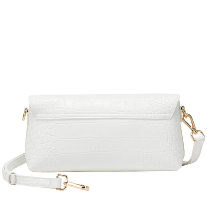 Every Other - 12121 - Flap over croc handbag