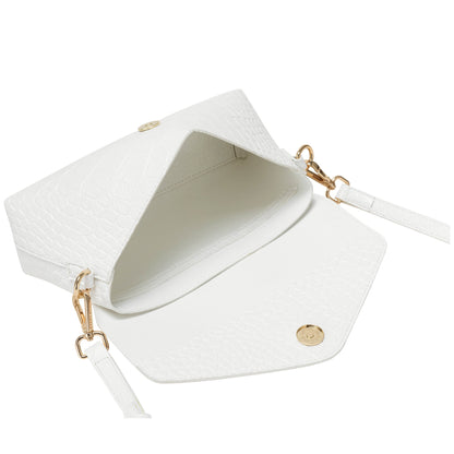 Every Other - 12121 - Flap over croc handbag