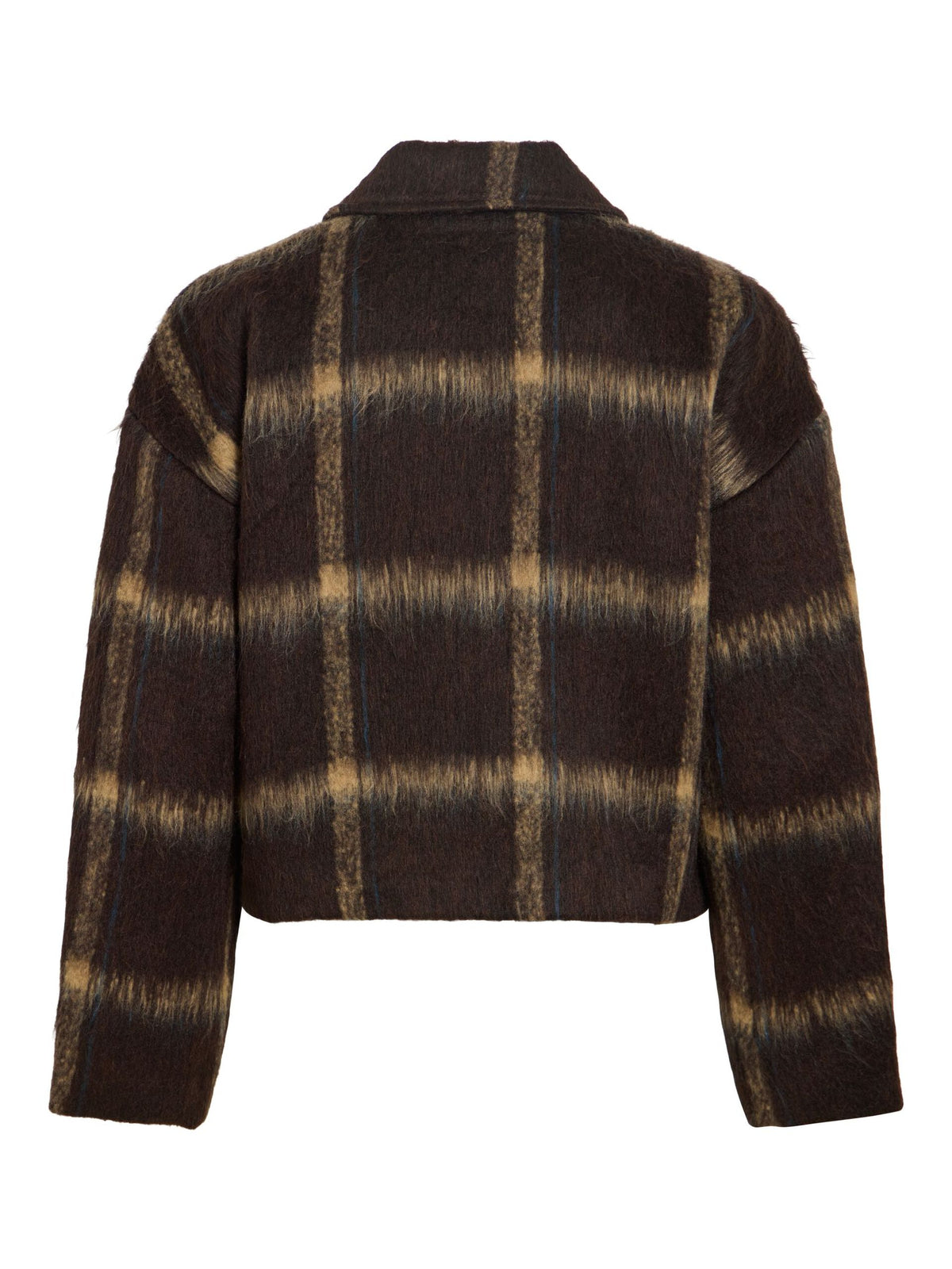 VILA -ZARAH - Checked brushed  jacket