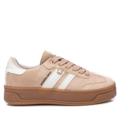 XTI Footwear - 143644 - Suedette Side stripe trainer - Sand