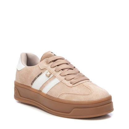 XTI Footwear - 143644 - Suedette Side stripe trainer - Sand