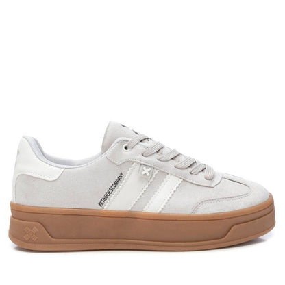 XTI Footwear - 143644 - Suedette Side stripe trainer - Light Grey