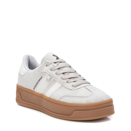 XTI Footwear - 143644 - Suedette Side stripe trainer - Light Grey