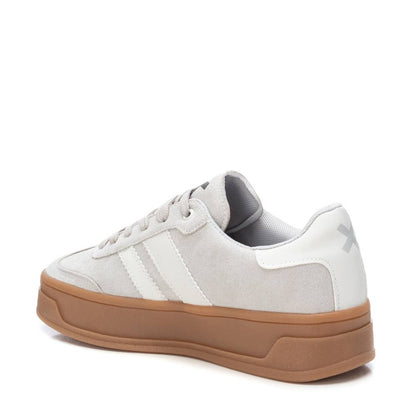 XTI Footwear - 143644 - Suedette Side stripe trainer - Light Grey