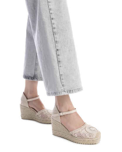 XTI - 143845 - Swirl detail espadrille wedge