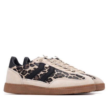 XTI Footwear - 144159 - Animal print side stripe trainer