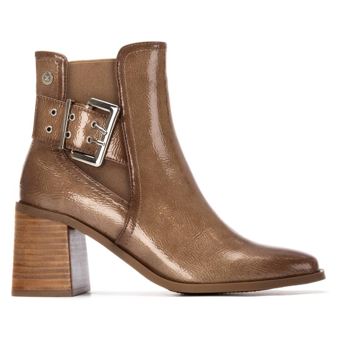 XTI Footwear - 144315 - Buckle detail patent ankle boots