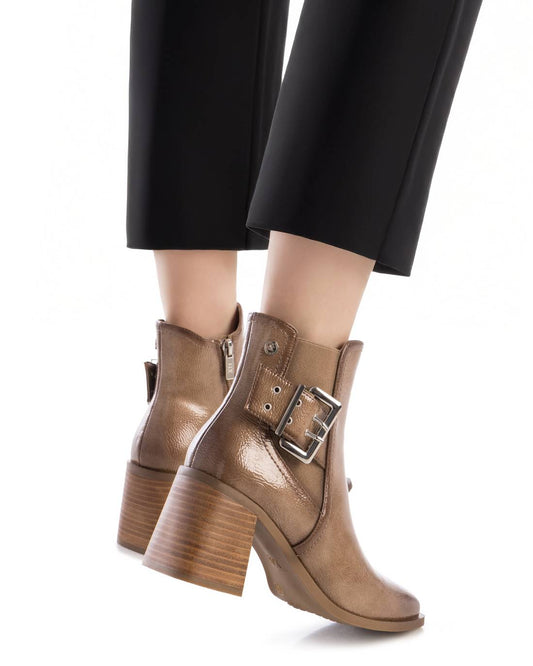 XTI Footwear - 144315 - Buckle detail patent ankle boots