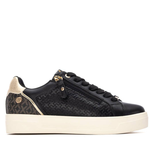 XTI Footwear - 144371 - Texture print side zip trainer
