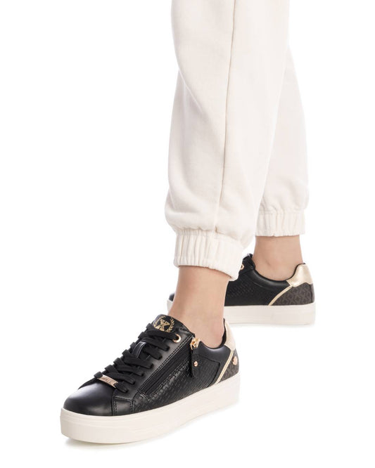 XTI Footwear - 144371 - Texture print side zip trainer