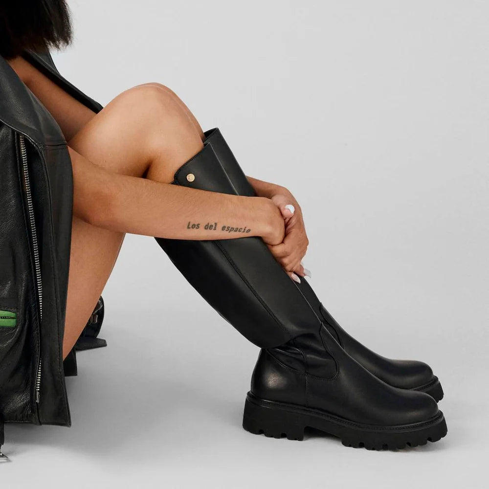 Xti - 144419 - Chunky flat knee boot