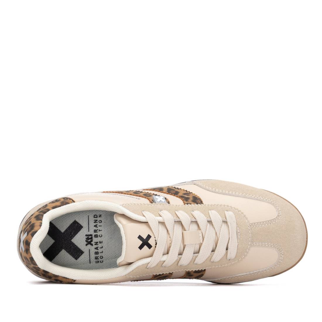 XTI Footwear - 144587 - Sporty leopard stripe trainer