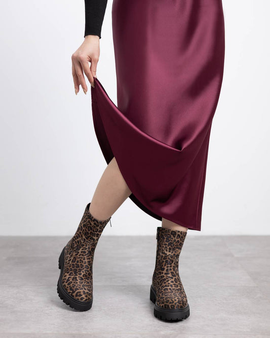 XTI Footwear - 144657 - Animal chunky chelsea boot