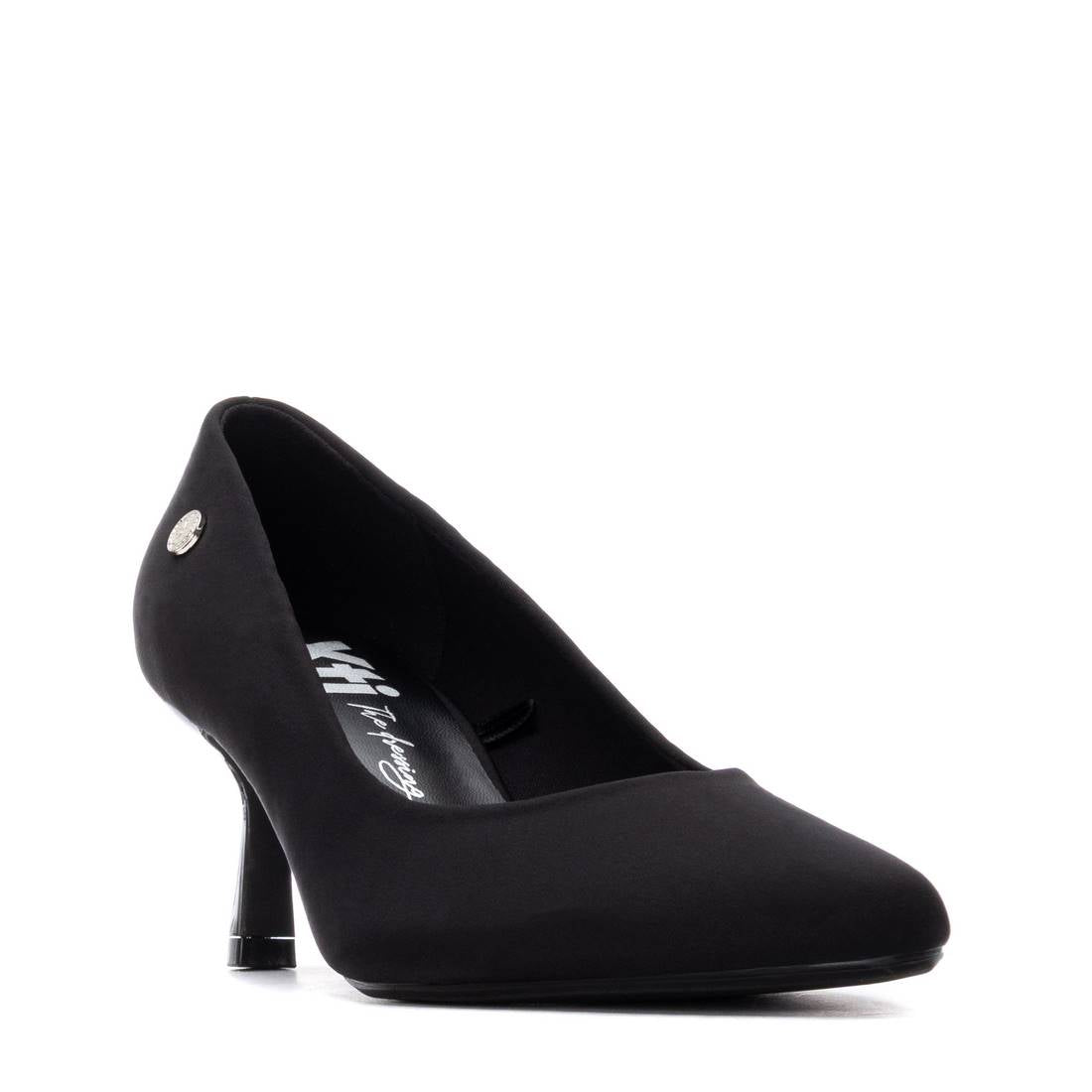 XTI Footwear - 144704 - Scuba fabric kitten heel court shoe