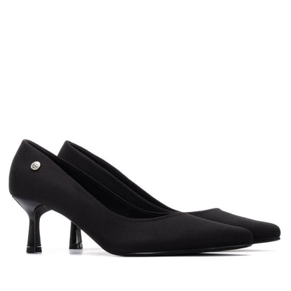 XTI Footwear - 144704 - Scuba fabric kitten heel court shoe