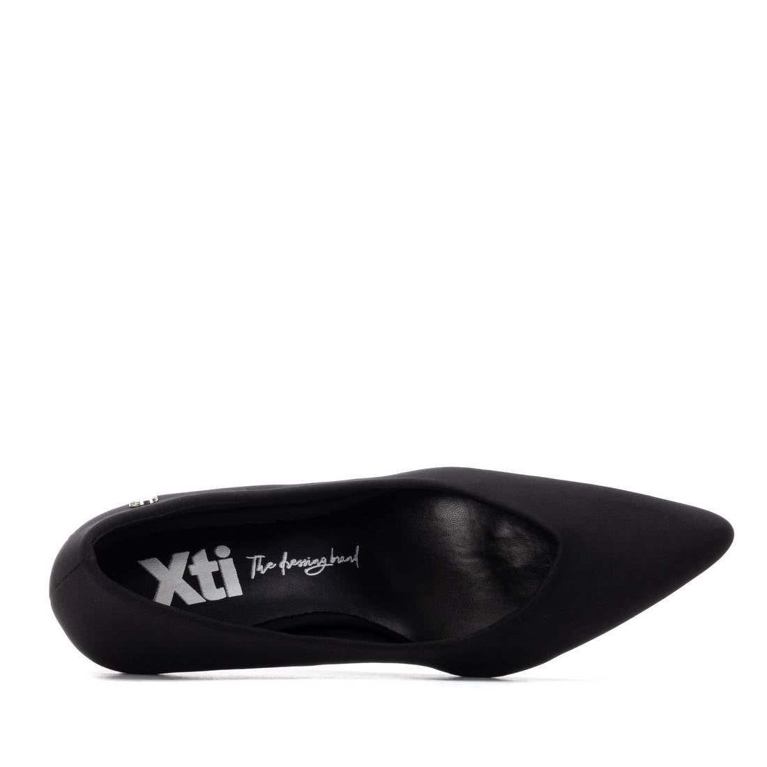 XTI Footwear - 144704 - Scuba fabric kitten heel court shoe