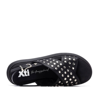 Xti - 145239 - Studded crisscross sandal