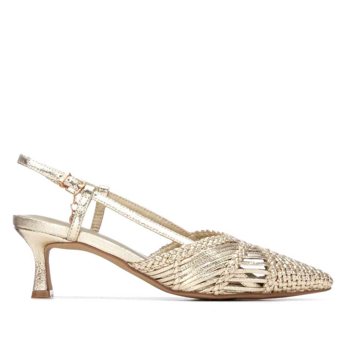 Xti - 145301 - Sling back weave detail heels