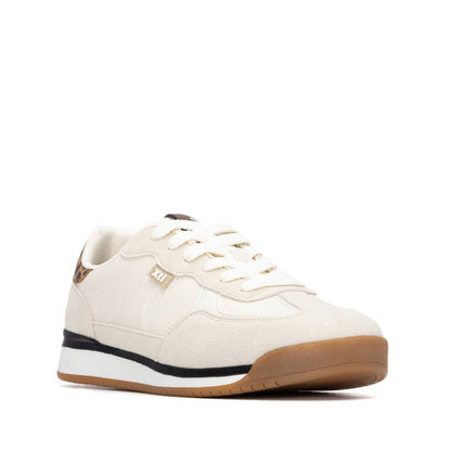 Xti - 146273 - Cream leopard back trainers