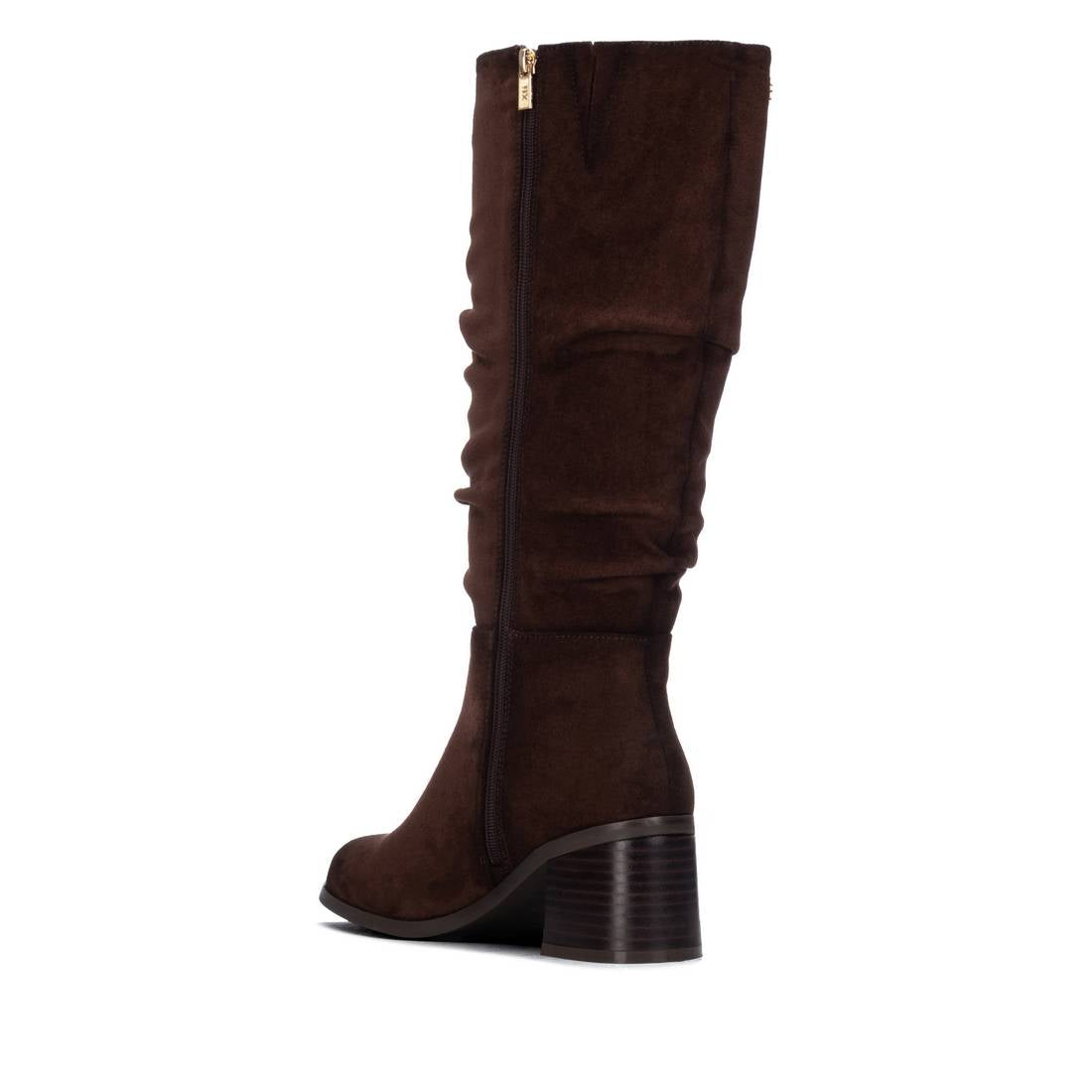 Xti -146530 - Ruched heeled knee boot