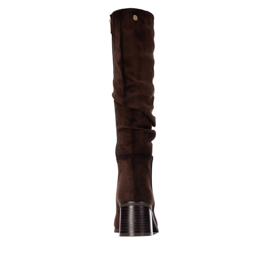 Xti -146530 - Ruched heeled knee boot