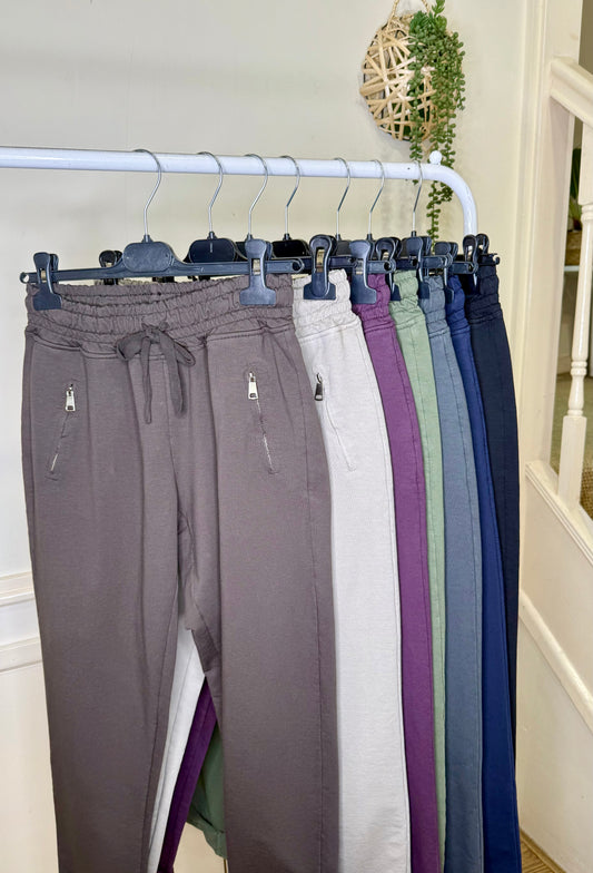 D.E.C.K by DECOLLAGE - 814136 - Zip pocket joggers