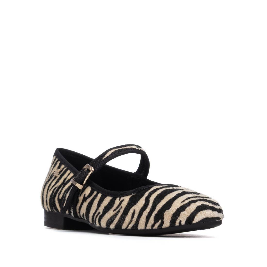Carmela Footwear - 162561 - Zebra leather ballet flats