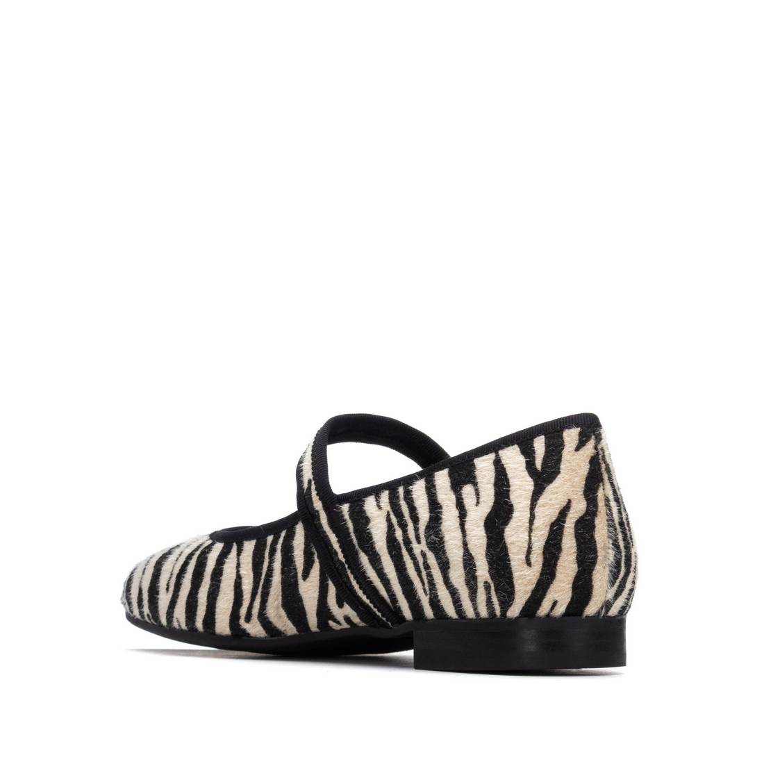 Carmela Footwear - 162561 - Zebra leather ballet flats