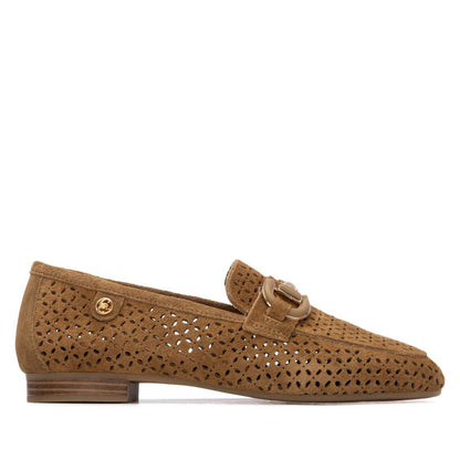 Carmela - 163137 - Suede buckle loafer